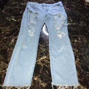 forever 21 light denim mom jeans✨